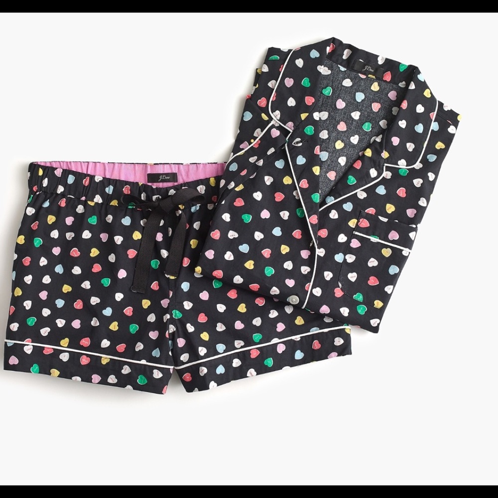 J.Crew Printed Vintage Pajama Set
